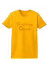 Birthday Queen Text Womens T-Shirt by TooLoud-TooLoud-Gold-X-Small-Davson Sales