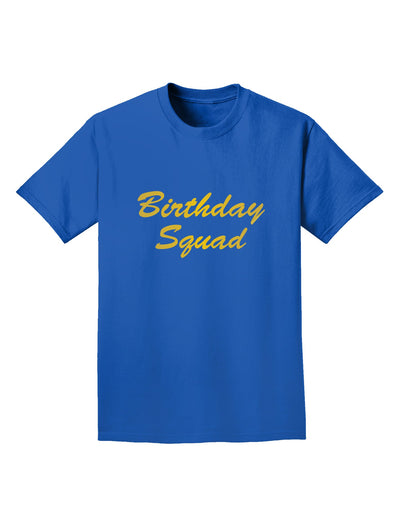 Birthday Squad Text Adult Dark T-Shirt by TooLoud-Mens T-Shirt-TooLoud-Royal-Blue-Small-Davson Sales