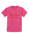 Birthday Squad Text Childrens T-Shirt by TooLoud-TooLoud-Sangria-X-Small-Davson Sales