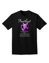 Birthstone Amethyst Dark Adult Dark T-Shirt-Mens T-Shirt-TooLoud-Black-Small-Davson Sales