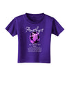 Birthstone Amethyst Dark Toddler T-Shirt Dark-Toddler T-Shirt-TooLoud-Purple-2T-Davson Sales