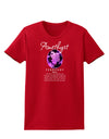 Birthstone Amethyst Dark Womens Dark T-Shirt-TooLoud-Red-X-Small-Davson Sales