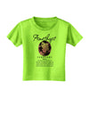 Birthstone Amethyst Toddler T-Shirt-Toddler T-Shirt-TooLoud-Lime-Green-2T-Davson Sales