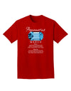 Birthstone Aquamarine Adult Dark T-Shirt-Mens T-Shirt-TooLoud-Red-Small-Davson Sales