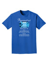 Birthstone Aquamarine Adult Dark T-Shirt-Mens T-Shirt-TooLoud-Royal-Blue-Small-Davson Sales