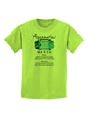 Birthstone Aquamarine Childrens T-Shirt-Childrens T-Shirt-TooLoud-Lime-Green-X-Small-Davson Sales