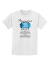 Birthstone Aquamarine Childrens T-Shirt-Childrens T-Shirt-TooLoud-White-X-Small-Davson Sales