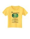 Birthstone Aquamarine Toddler T-Shirt-Toddler T-Shirt-TooLoud-Yellow-2T-Davson Sales