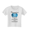 Birthstone Aquamarine Toddler T-Shirt-Toddler T-Shirt-TooLoud-White-2T-Davson Sales