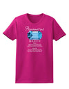 Birthstone Aquamarine Womens Dark T-Shirt-TooLoud-Hot-Pink-Small-Davson Sales