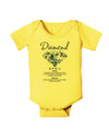 Birthstone Diamond Baby Romper Bodysuit-Baby Romper-TooLoud-Yellow-06-Months-Davson Sales