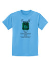 Birthstone Emerald Childrens T-Shirt-Childrens T-Shirt-TooLoud-Aquatic-Blue-X-Small-Davson Sales