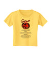 Birthstone Garnet Toddler T-Shirt-Toddler T-Shirt-TooLoud-Yellow-2T-Davson Sales