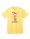 Birthstone Pearl Adult T-Shirt: A Unique Blend of Style and Personalization-Mens T-shirts-TooLoud-Yellow-Small-Davson Sales