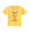 Birthstone Pearl Toddler T-Shirt-Toddler T-Shirt-TooLoud-Yellow-2T-Davson Sales