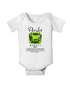 Birthstone Peridot Baby Romper Bodysuit-Baby Romper-TooLoud-White-06-Months-Davson Sales