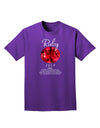 Birthstone Ruby Adult Dark T-Shirt-Mens T-Shirt-TooLoud-Purple-Small-Davson Sales