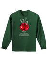 Birthstone Ruby Adult Long Sleeve Dark T-Shirt-TooLoud-Dark-Green-Small-Davson Sales