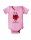 Birthstone Ruby Baby Romper Bodysuit-Baby Romper-TooLoud-Pink-06-Months-Davson Sales