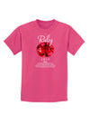 Birthstone Ruby Childrens Dark T-Shirt-Childrens T-Shirt-TooLoud-Sangria-X-Small-Davson Sales