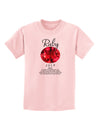 Birthstone Ruby Childrens T-Shirt-Childrens T-Shirt-TooLoud-PalePink-X-Small-Davson Sales