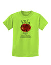 Birthstone Ruby Childrens T-Shirt-Childrens T-Shirt-TooLoud-Lime-Green-X-Small-Davson Sales