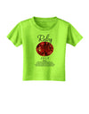 Birthstone Ruby Toddler T-Shirt-Toddler T-Shirt-TooLoud-Lime-Green-2T-Davson Sales