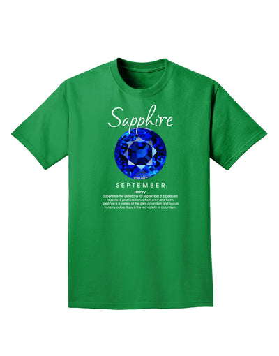 Birthstone Sapphire Adult Dark T-Shirt-Mens T-Shirt-TooLoud-Kelly-Green-Small-Davson Sales