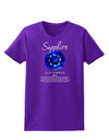 Birthstone Sapphire Womens Dark T-Shirt-TooLoud-Purple-X-Small-Davson Sales