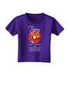 Birthstone Topaz Toddler T-Shirt Dark by TooLoud-Toddler T-Shirt-TooLoud-Purple-2T-Davson Sales