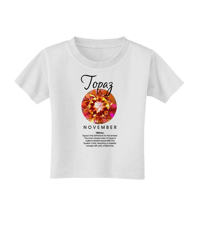 Birthstone Topaz Toddler T-Shirt by TooLoud-Toddler T-Shirt-TooLoud-White-2T-Davson Sales