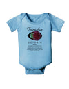Birthstone Tourmaline Baby Romper Bodysuit by TooLoud-Baby Romper-TooLoud-LightBlue-06-Months-Davson Sales