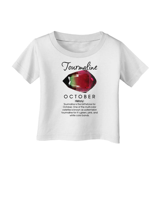 Birthstone Tourmaline Infant T-Shirt by TooLoud-Infant T-Shirt-TooLoud-White-06-Months-Davson Sales