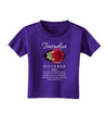 Birthstone Tourmaline Toddler T-Shirt Dark by TooLoud-Toddler T-Shirt-TooLoud-Purple-2T-Davson Sales