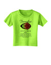 Birthstone Tourmaline Toddler T-Shirt by TooLoud-Toddler T-Shirt-TooLoud-Lime-Green-2T-Davson Sales