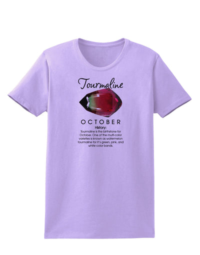 Birthstone Tourmaline Womens T-Shirt by TooLoud-Womens T-Shirt-TooLoud-Lavender-X-Small-Davson Sales