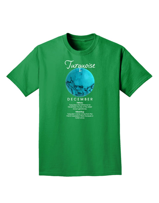 Birthstone Turquoise Adult Dark T-Shirt by TooLoud-Mens T-Shirt-TooLoud-Kelly-Green-Small-Davson Sales