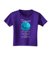 Birthstone Turquoise Toddler T-Shirt Dark by TooLoud-Toddler T-Shirt-TooLoud-Purple-2T-Davson Sales