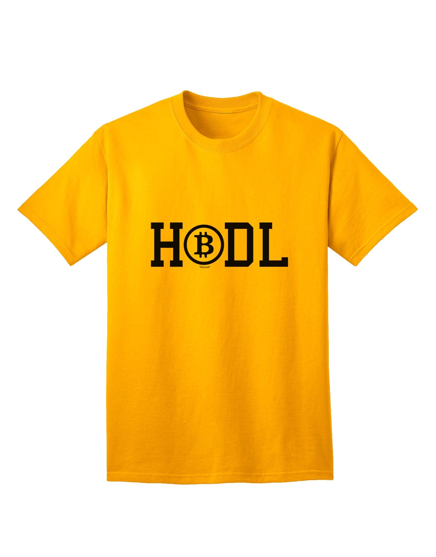 Bitcoin Adult T-Shirt for HODLers-Mens T-shirts-TooLoud-Gold-Small-Davson Sales