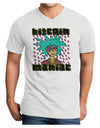 Bitcoin Maniac Crypto Adult V-Neck T-shirt-Mens T-Shirt-TooLoud-White-Small-Davson Sales
