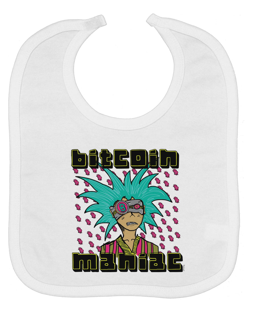 Bitcoin Maniac Crypto Baby Bib