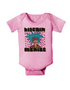 Bitcoin Maniac Crypto Baby Romper Bodysuit-Baby Romper-TooLoud-Pink-06-Months-Davson Sales