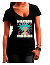 Bitcoin Maniac Crypto Dark Womens V-Neck Dark T-Shirt-Womens V-Neck T-Shirts-TooLoud-Black-Juniors Fitted Small-Davson Sales