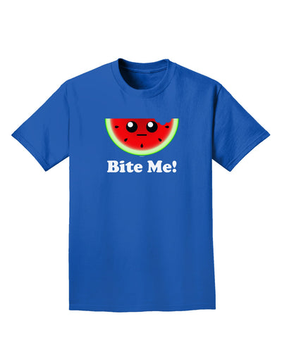 Bite Me Adult Dark T-Shirt-Mens T-Shirt-TooLoud-Royal-Blue-Small-Davson Sales