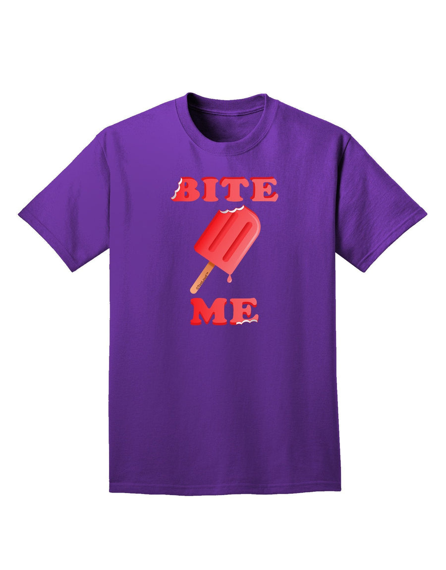 Bite Me Ice Cream Adult Dark T-Shirt-Mens T-Shirt-TooLoud-Purple-XXXX-Large-Davson Sales