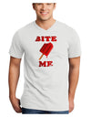 Bite Me Ice Cream Adult V-Neck T-shirt-Mens V-Neck T-Shirt-TooLoud-White-XXXX-Large-Davson Sales