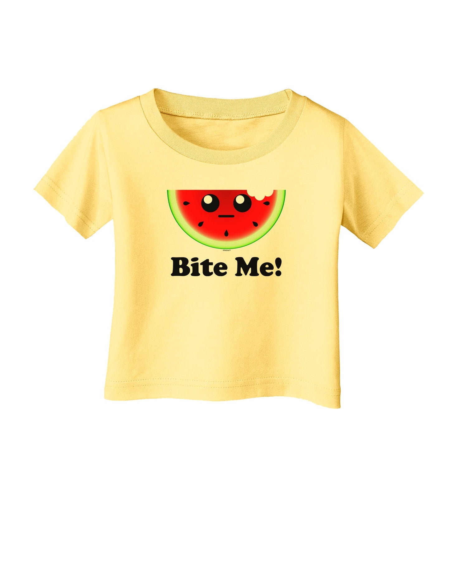 Bite Me Infant T-Shirt-Infant T-Shirt-TooLoud-Daffodil-Yellow-06-Months-Davson Sales