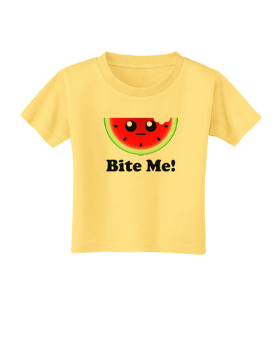 Bite Me Toddler T-Shirt-Toddler T-Shirt-TooLoud-Daffodil-Yellow-2T-Davson Sales