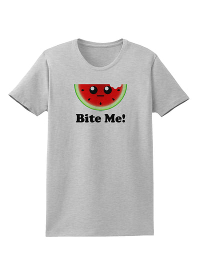 Bite Me Womens T-Shirt-Womens T-Shirt-TooLoud-AshGray-X-Small-Davson Sales