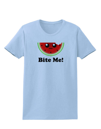 Bite Me Womens T-Shirt-Womens T-Shirt-TooLoud-Light-Blue-X-Small-Davson Sales